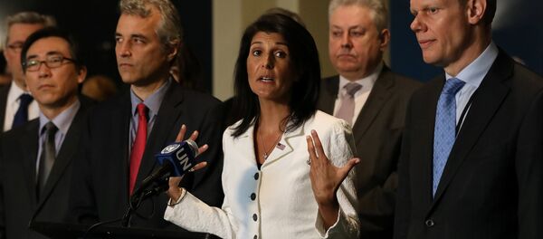 Nikki Haley, embajadora estadounidense ante la ONU Nikki Haley, embajadora estadounidense ante la ONU - Sputnik Mundo