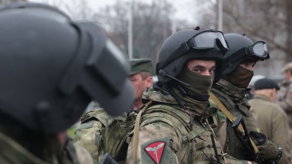 Мероприятия в Симферополе, посвященные первой годовщине создания Росгвардии Мероприятия в Симферополе, посвященные первой годовщине создания Росгвардии - Sputnik Mundo