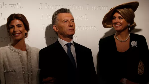 Juliana Awada, Mauricio Macri y reina Máxima - Sputnik Mundo