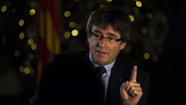 Carles Puigdemont, expresidente de Cataluña - Sputnik Mundo