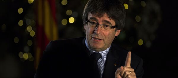 Carles Puigdemont, presidente catalán - Sputnik Mundo