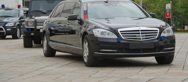 El automóvil del presidente ruso (Archivo) El automóvil del presidente ruso (Archivo) - Sputnik Mundo