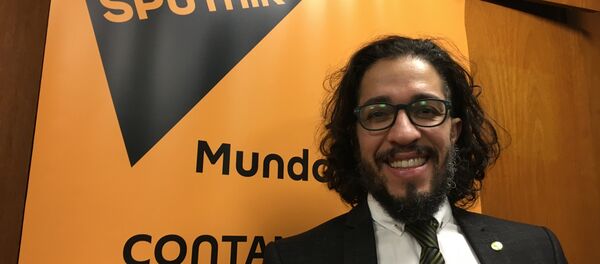 El diputado del Parlamento del Mercosur y del Congreso de Brasil Jean Wyllys visita los estudios de Sputnik - Sputnik Mundo