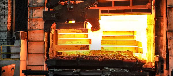 Una fábrica metalúrgica - Sputnik Mundo