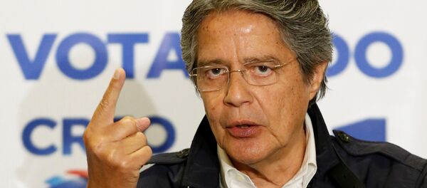 Guillermo Lasso, líder del partido opositor ecuatoriano CREO (archivo) - Sputnik Mundo