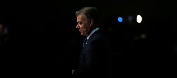 Juan Manuel Santos, presidente de Colombia - Sputnik Mundo