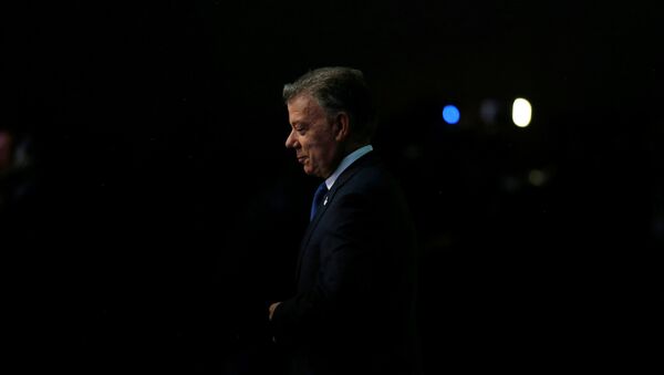 Juan Manuel Santos, presidente de Colombia - Sputnik Mundo