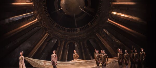 La puesta en escena del 'Hamlet Ruso', interpretada en el Ballet Nacional de Uruguay en 2017 La puesta en escena del 'Hamlet Ruso', interpretada en el Ballet Nacional de Uruguay en 2017 - Sputnik Mundo