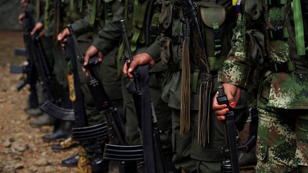 Miembros de las FARC (archivo) - Sputnik Mundo