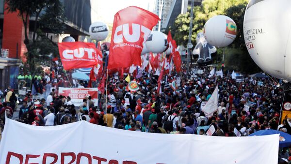 Protestas en Brasil - Sputnik Mundo