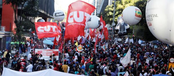 Protestas en Brasil - Sputnik Mundo