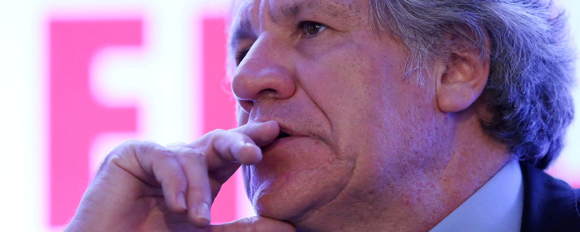 Organization of American States (OAS) Secretary-General Luis Almagro gestures during the Democratic Solidarity in Latin America meeting organised by Forum 2000 Foundation in Mexico City, Mexico - Sputnik Mundo, 1920, 16.03.2021