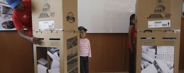 Elecciones presidenciales en Ecuador (archivo) - Sputnik Mundo