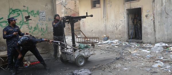 La policía federal de Irak en Mosul (archivo) - Sputnik Mundo