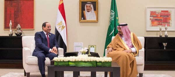 Abdelfatá al Sisi, presidente de Egipto y Salmán bin Abdulaziz, rey de Arabia Saudí (archivo) Abdelfatá al Sisi, presidente de Egipto y Salmán bin Abdulaziz, rey de Arabia Saudí (archivo) - Sputnik Mundo