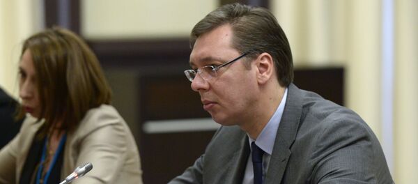 Aleksandar Vucic, presidente de Serbia - Sputnik Mundo