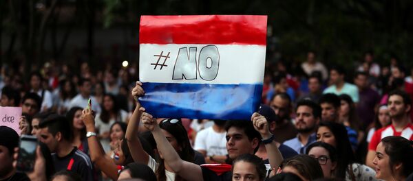 La protestas en Paraguay - Sputnik Mundo