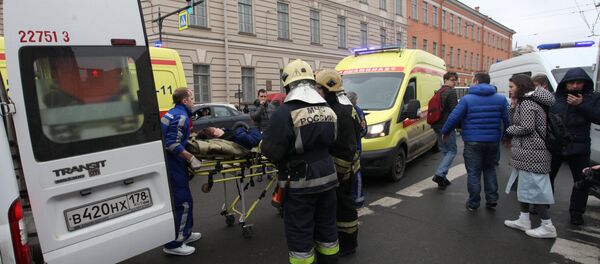 Un herido tras explosión en el metro de San Petersburgo (archivo) - Sputnik Mundo