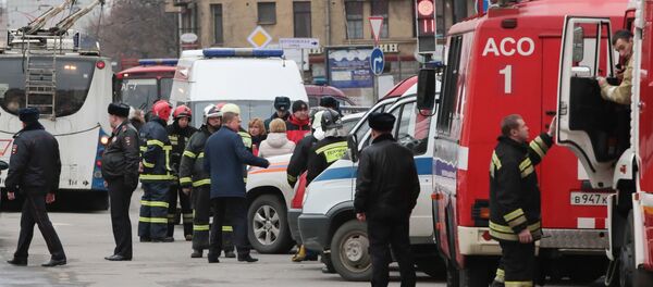 Situación en San Petersburgo tras la explosión en el metro Situación en San Petersburgo tras la explosión en el metro - Sputnik Mundo