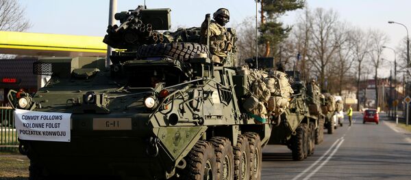 Un convoy de tropas estadounidenses - Sputnik Mundo