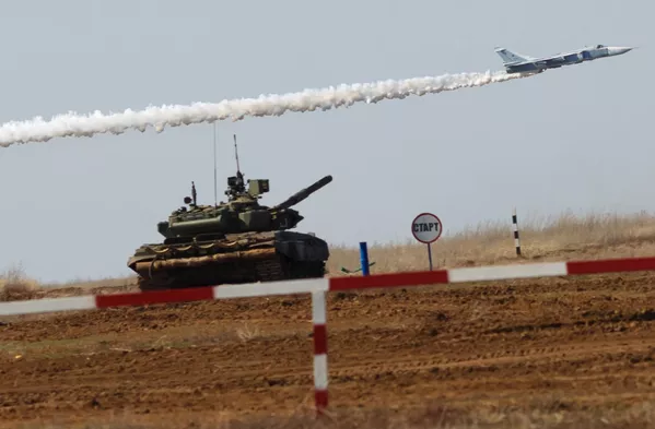 Biatlón de tanques en la región rusa de Volgogrado Biatlón de tanques en la región rusa de Volgogrado - Sputnik Mundo