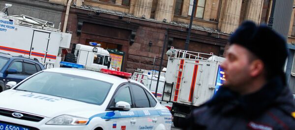 Fuerzas del orden de San Petersburgo - Sputnik Mundo