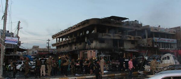 Ciudad iraquí de Tikrit tras una explosión (archivo) - Sputnik Mundo
