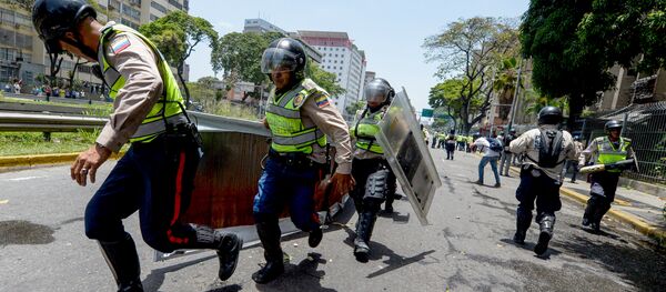 Protestas en Caracas (archivo) - Sputnik Mundo