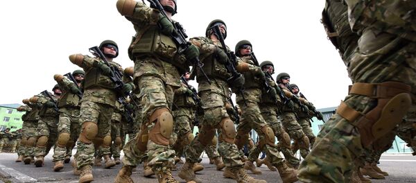 Soldados de Georgia (archivo) - Sputnik Mundo