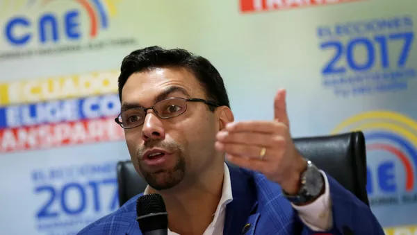 Presidente del CNE de Ecuador, Juan Pablo Pozo - Sputnik Mundo