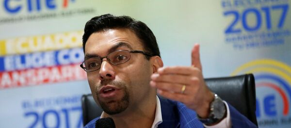 Presidente del CNE de Ecuador, Juan Pablo Pozo - Sputnik Mundo