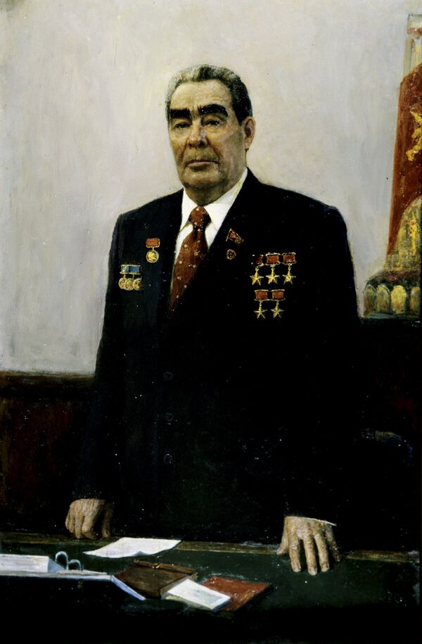 El retrato de Leonid Brézhnev, Secretario General del Comité Central del Partido Comunista de la URSS (1964-1982) - Sputnik Mundo