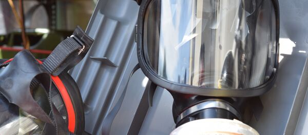 Máscara antigás (imagen referencial) Máscara antigás (imagen referencial) - Sputnik Mundo