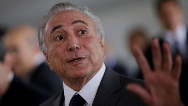 Michel Temer, presidente de Brasil - Sputnik Mundo