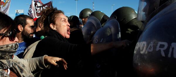 Protesta en Argentina (archivo) Protesta en Argentina (archivo) - Sputnik Mundo