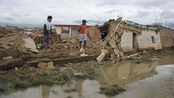 Inundación en Bolivia (archivo) - Sputnik Mundo