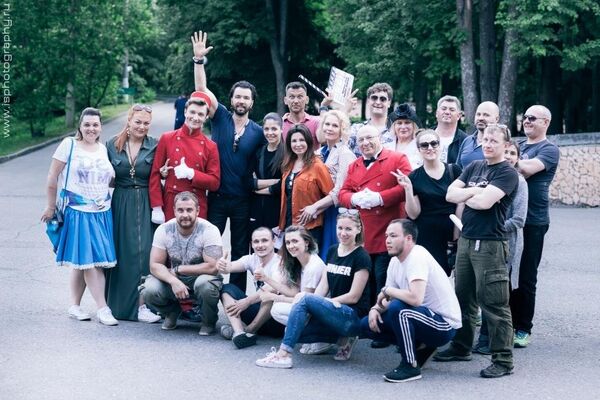 El equipo del cortometraje 'Verka-fouettés' - Sputnik Mundo