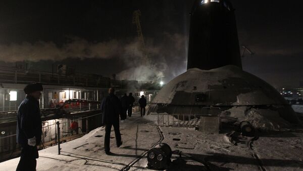 El submarino nuclear ruso Dmitri Donskoi - Sputnik Mundo