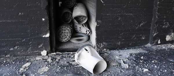 Consecuencias del ataque de EEUU sobre la base aérea de Shairat Consecuencias del ataque de EEUU sobre la base aérea de Shairat - Sputnik Mundo