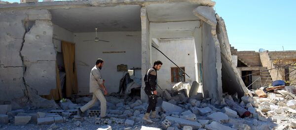 Situación en Jan Sheijun, Siria (archivo) - Sputnik Mundo