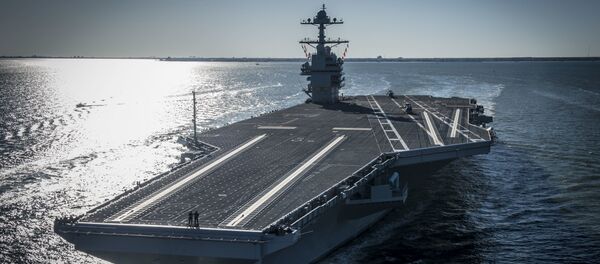 El portaviones estadounidense Gerald R. Ford El portaviones estadounidense Gerald R. Ford - Sputnik Mundo