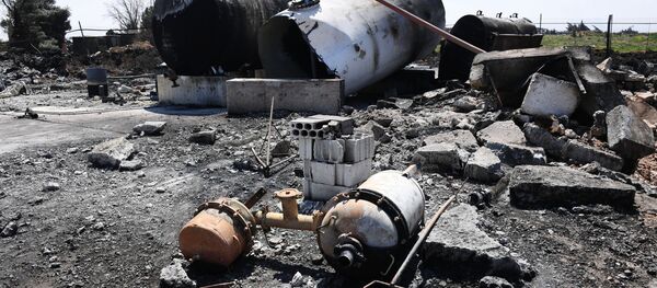 Consecuencias del ataque de EEUU contra la base aérea siria de Shairat - Sputnik Mundo