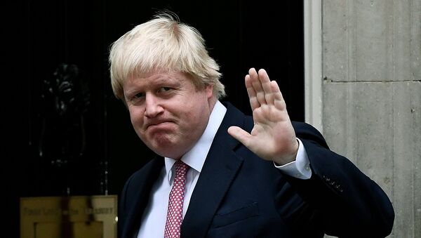 Boris Johnson, ministro de Asuntos Exteriores del Reino Unido (archivo) - Sputnik Mundo