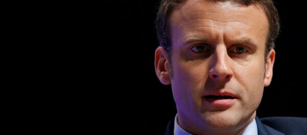 Emmanuel Macron, candidato a la presidencia de Francia - Sputnik Mundo