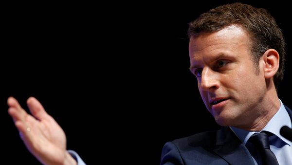 Emmanuel Macron, candidato presidencial de Francia - Sputnik Mundo