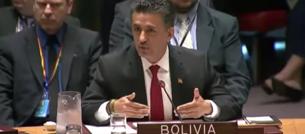 Intervención del Embajador Sacha Llorenti en Consejo de Seguridad Intervención del Embajador Sacha Llorenti en Consejo de Seguridad - Sputnik Mundo