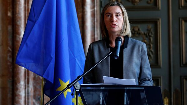 Federica Mogherini, jefa de la diplomacia europea - Sputnik Mundo