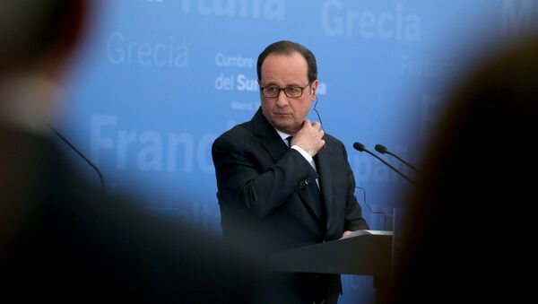 François Hollande, presidente de Francia - Sputnik Mundo