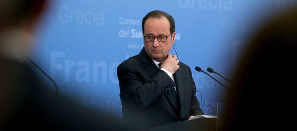 François Hollande, presidente de Francia - Sputnik Mundo
