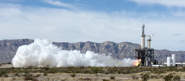 Ensayo de Blue Origin en 2013 Ensayo de Blue Origin en 2013 - Sputnik Mundo